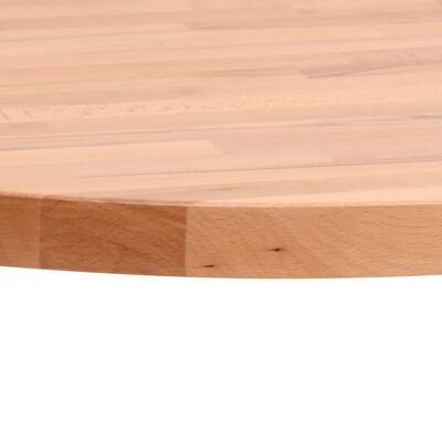 vidaXL Table Top Ø60x4 cm Round Solid Wood Beech