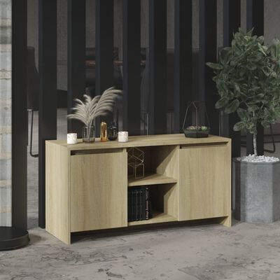 vidaXL TV Cabinet Sonoma Oak 102x37.5x52.5 cm Engineered Wood