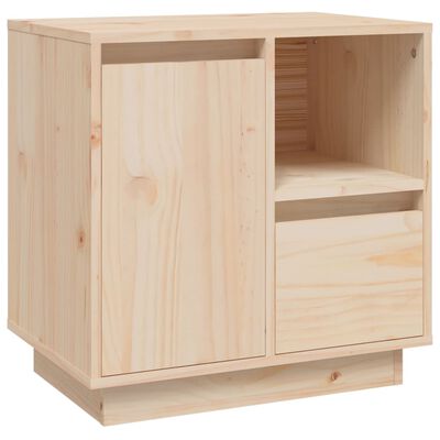 vidaXL Bedside Cabinet 50x34x50 cm Solid Wood Pine