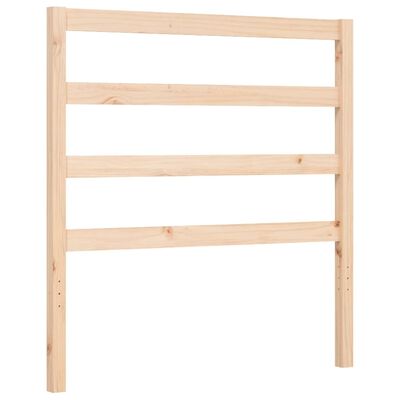 vidaXL Bed Frame without Mattress 90x190 cm Single Solid Wood Pine