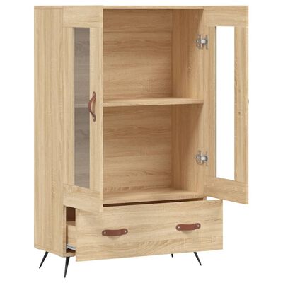 vidaXL Highboard Sonoma Oak 69.5x31x115 cm Engineered Wood