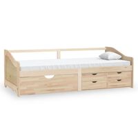 vidaXL 3-Seater Day Bed without Mattress Solid Pinewood 90x200 cm