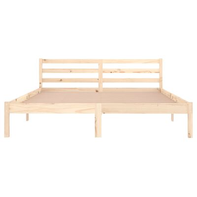 vidaXL Bed Frame without Mattress Solid Wood Pine 160x200 cm