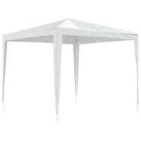 vidaXL Party Tent 2.5x2.5 m White