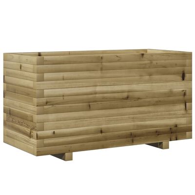 vidaXL Garden Planter 90x40x49.5 cm Impregnated Wood Pine