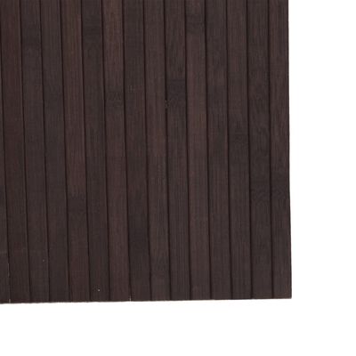 vidaXL Room Divider Dark Brown 165x400 cm Bamboo