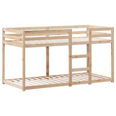 vidaXL Bunk Bed without Mattress 90x190 cm Single Solid Wood Pine