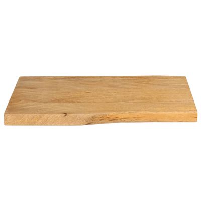 vidaXL Table Top 60x40x3.8 cm Live Edge Solid Wood Mango