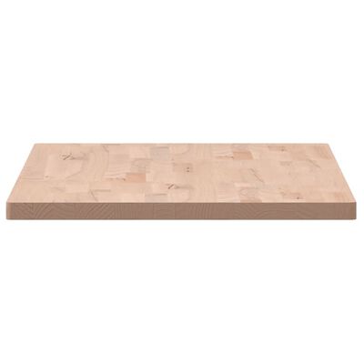 vidaXL Table Top 100x50x2.5 cm Rectangular Solid Wood Beech