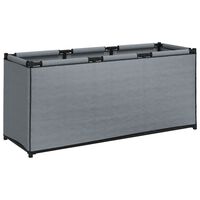 vidaXL Storage Box Grey 105x34.5x45 cm Fabric