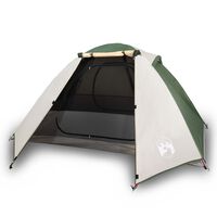 vidaXL Camping Tent Dome 2-Person Green Waterproof