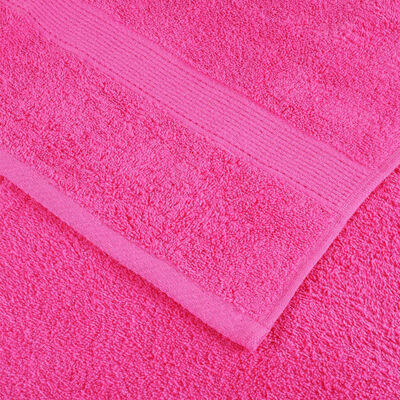 vidaXL Premium Sauna Towels SOLUND 2 pcs Pink 80x200 cm 600 gsm