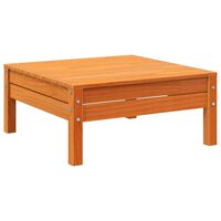 vidaXL Garden Footstool Wax Brown Solid Wood Pine