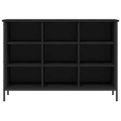 vidaXL Shoe Cabinet Black 100x35x70 cm Engineered Wood