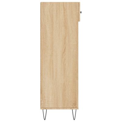 vidaXL Shoe Cabinet Sonoma Oak 60x35x105 cm Engineered Wood