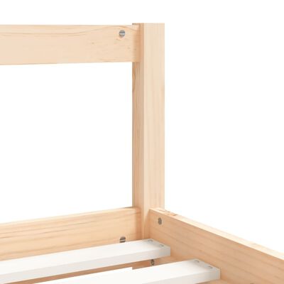 vidaXL Kids Bed Frame with Drawers 80x200 cm Solid Wood Pine