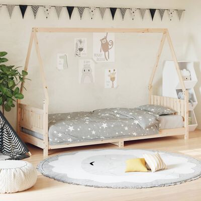 vidaXL Kids Bed Frame 80x200 cm Solid Wood Pine