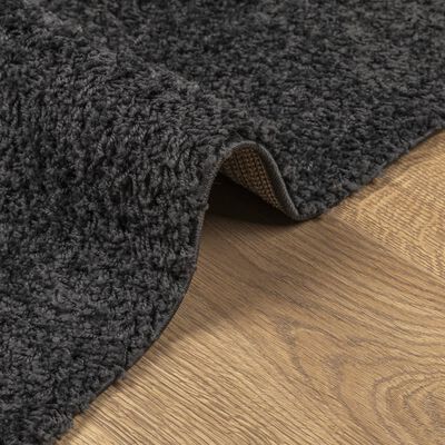 vidaXL Shaggy Rug PAMPLONA High Pile Modern Anthracite 80x200 cm