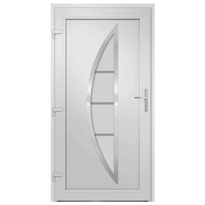 vidaXL Front Door White 88x200 cm PVC