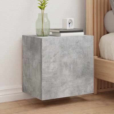 vidaXL TV Wall Cabinet Concrete Grey 40.5x30x40 cm Engineered Wood