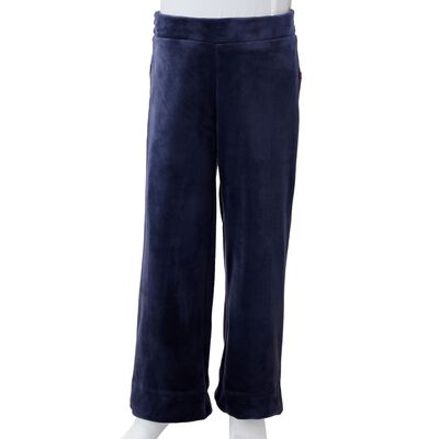 Kids' Pants Velvet Dark Blue 104