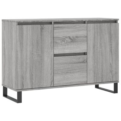 vidaXL Sideboard Grey Sonoma 104x35x70 cm Engineered Wood