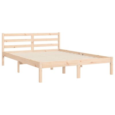 vidaXL Bed Frame without Mattress 120x200 cm Solid Wood