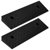 vidaXL Kerb Ramps 2 pcs 50x17.5x5 cm Rubber