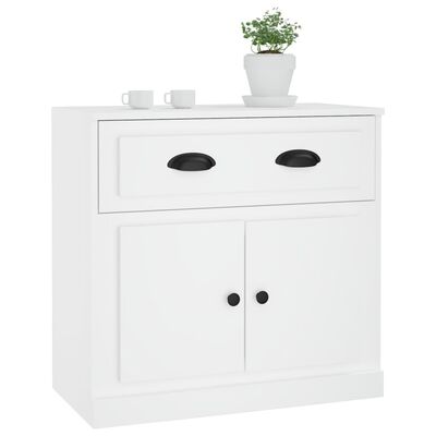 vidaXL Sideboard White 70x35.5x67.5 cm Engineered Wood