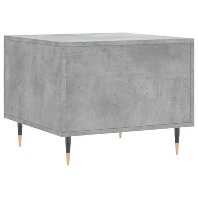 vidaXL Coffee Table Concrete Grey 50x50x40 cm Engineered Wood