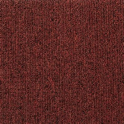 vidaXL Carpet Stair Treads 15 pcs 65x21x4 cm Matte Red