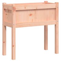 vidaXL Garden Planter with Legs 70x31x70 cm Solid Wood Douglas