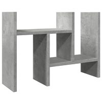 vidaXL Desk Organiser Concrete Grey 34.5x15.5x35.5 cm Engineered wood