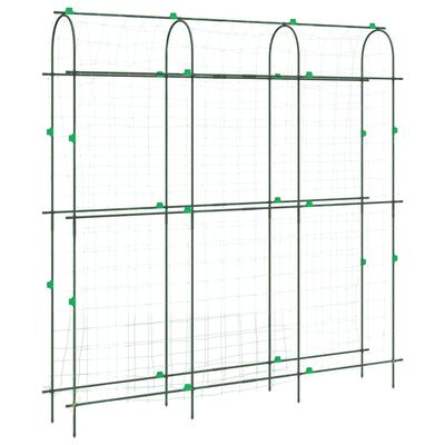 vidaXL Garden Trellis for Climbing Plants U-Shape 181x31x182.5 cm Steel