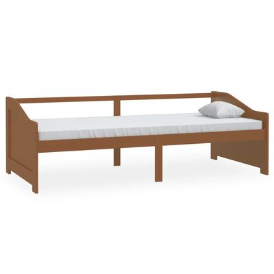 vidaXL 3-Seater Day Bed without Mattress Honey Brown 90x200 cm