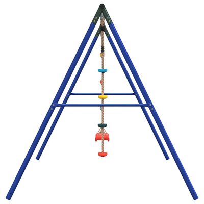 vidaXL Outdoor Swing Set with Swing. Ladder. Disc Swing