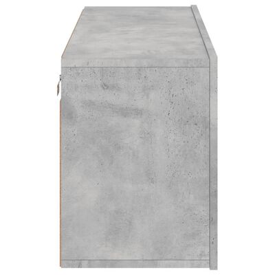 vidaXL TV Cabinet Wall-mounted Concrete Grey 100x30x41 cm