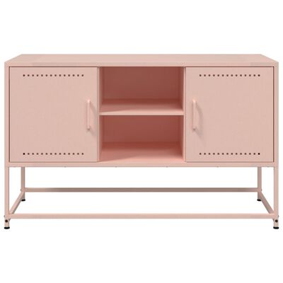 vidaXL TV Cabinet Pink 100.5x39x60.5 cm Steel