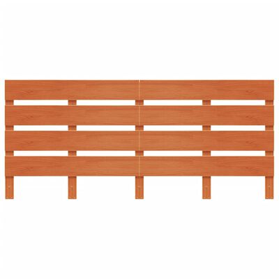 vidaXL Headboard Wax Brown 135 cm Solid Wood Pine