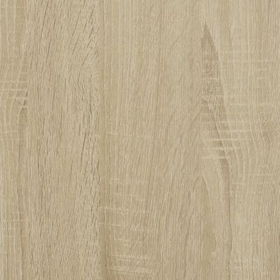 vidaXL Radiator Cover Sonoma Oak 78x20x82 cm Engineered Wood