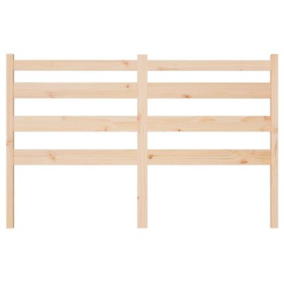 vidaXL Bed Headboard 146x4x100 cm Solid Wood Pine