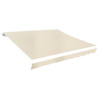 vidaXL Awning Top Sunshade Canvas Cream 350x250 cm