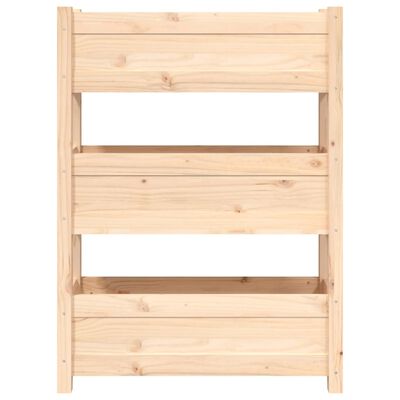 vidaXL Planter 77x25x104.5 cm Solid Wood Pine