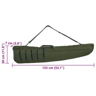 vidaXL Rifle Bag with Shoulder Strap 135 cm Oxford Fabric