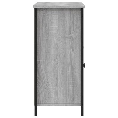 vidaXL Sideboard Grey Sonoma 100x35x75 cm Engineered Wood