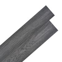 vidaXL Self-adhesive PVC Flooring Planks 2.51 m² 2 mm Black and White