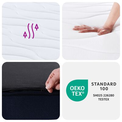 vidaXL Pocket Spring Mattress Medium Firm 70x200 cm