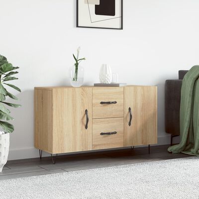 vidaXL Sideboard Sonoma Oak 100x36x60 cm Engineered Wood