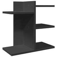 vidaXL Desk Organiser Black 42x21.5x42 cm Engineered wood