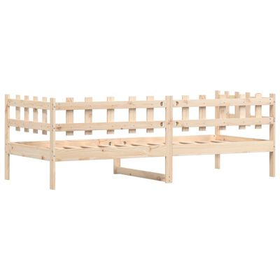 vidaXL Day Bed without Mattress 90x200 cm Solid Wood Pine